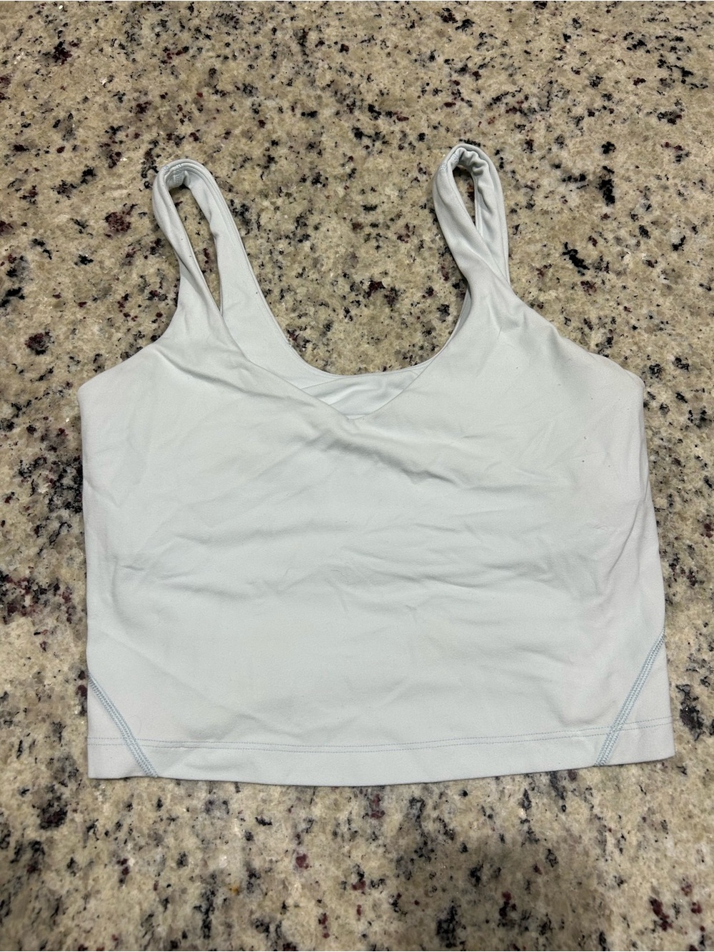 lululemon athletica Light Blue Crop Sports Bralette